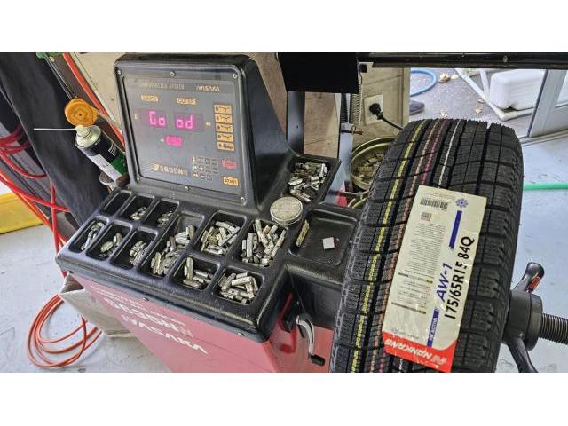 【冬タイヤ】NANKANG　冬タイヤ交換・組替・脱着　点検　車両整備【帯広市で持込でのタイヤ交換・ドライブレコーダー・ETC・ナビ　等のパーツ取付・修理・整備の事なら”ファンファクトリー　帯広店”へ！！】

