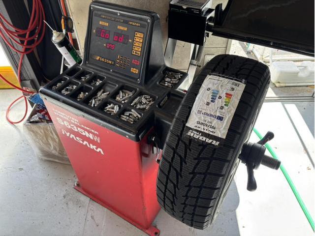 【冬タイヤ】RADAR　冬タイヤ交換・組替・脱着　点検　車両整備【帯広市で持込でのタイヤ交換・ドライブレコーダー・ETC・ナビ　等のパーツ取付・修理・整備の事なら”ファンファクトリー　帯広店”へ！！】
