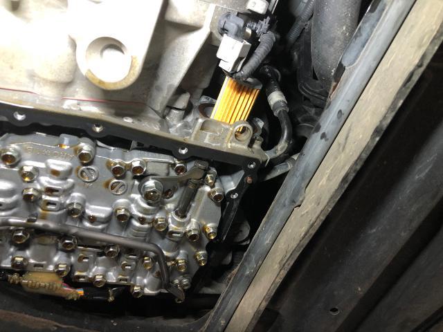 日産　セレナ　CVTストレーナー、フィルター交換