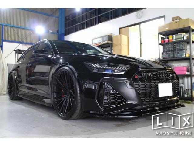 AUDI 　RS6 AVANTにイヴェンチュリーインテーク＆エアロ装着！【福山市　タイヤ・ナビ・ドライブレコーダー等のパーツ持込取付　コーディング作業　調音施工　大歓迎受付中！！愛車の事なら国産車から輸入車までリクロスへ！】