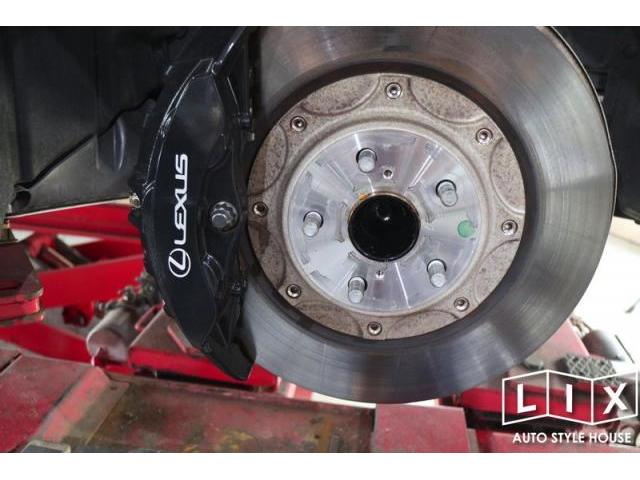 レクサスLCの車高調とオプションブレーキキャリパー交換とT/W交換でさらにWIDE＆LOW！！！【福山市　タイヤ・ナビ・ドライブレコーダー等のパーツ持込取付　コーディング作業　調音施工　大歓迎受付中！！愛車の事なら国産車から輸入車までリクロ
