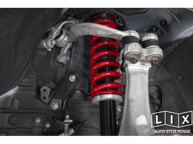 レクサスLCの車高調とオプションブレーキキャリパー交換とT/W交換でさらにWIDE＆LOW！！！【福山市　タイヤ・ナビ・ドライブレコーダー等のパーツ持込取付　コーディング作業　調音施工　大歓迎受付中！！愛車の事なら国産車から輸入車までリクロ