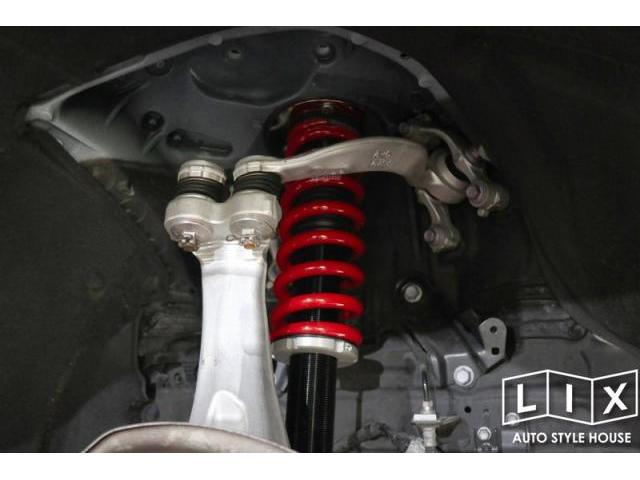 レクサスLCの車高調とオプションブレーキキャリパー交換とT/W交換でさらにWIDE＆LOW！！！【福山市　タイヤ・ナビ・ドライブレコーダー等のパーツ持込取付　コーディング作業　調音施工　大歓迎受付中！！愛車の事なら国産車から輸入車までリクロ