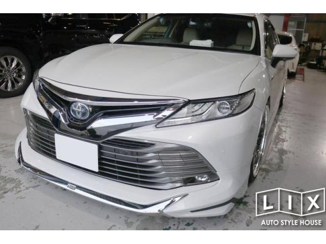 70カムリのモデリスタフロントスポイラーを一新！【福山市　タイヤ・ナビ・ドライブレコーダー等のパーツ持込取付　コーディング作業　調音施工　大歓迎受付中！！愛車の事なら国産車から輸入車までリクロスへ！】