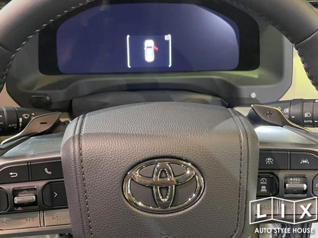 マイナーチェンジ後のランドクルーザー３００へパドルシフト装着！【福山市　タイヤ・ナビ・ドライブレコーダー等のパーツ持込取付　コーディング作業　調音施工　大歓迎受付中！！愛車の事なら国産車から輸入車までリクロスへ！】