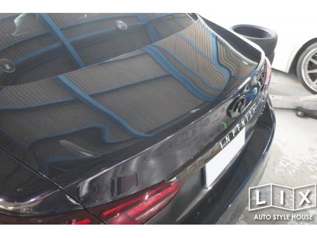 V37スカイラインのオイル交換とリアスポイラー取付とZ4のETC取付！【福山市　タイヤ・ナビ・ドライブレコーダー等のパーツ持込取付　コーディング作業　調音施工　大歓迎受付中！！愛車の事なら国産車から輸入車までリクロスへ！】