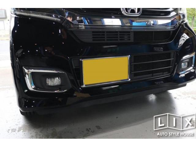 N WGNに無限フロントスポイラー取付でイメージチェンジ！【福山市　タイヤ・ナビ・ドライブレコーダー等のパーツ持込取付　コーディング作業　調音施工　大歓迎受付中！！愛車の事なら国産車から輸入車までリクロスへ！】