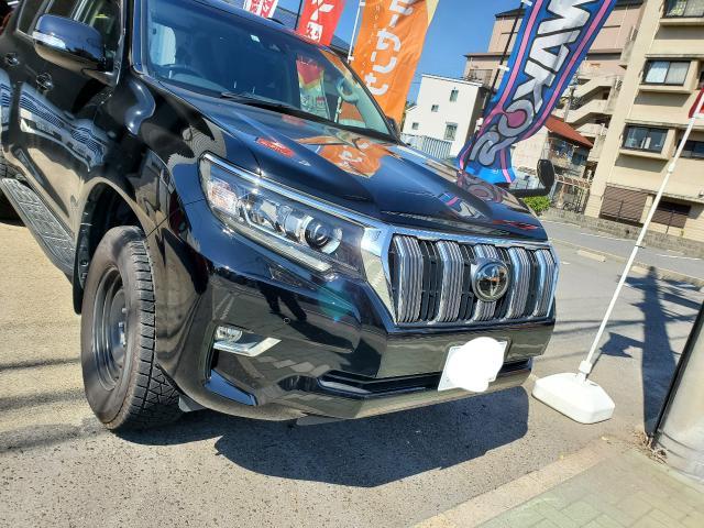 K様 プラド メッキパーツラプター塗装 愛知県 名古屋市 中村区 K様 プラド メッキパーツラプター塗装 愛知県 名古屋市 中村区