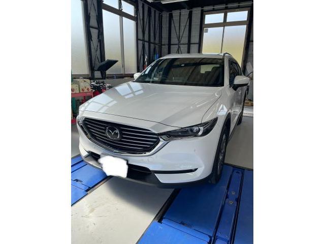 MAZDA CX-8 保険修理 板金塗装 パーツ持ち込みのことなら総社市の