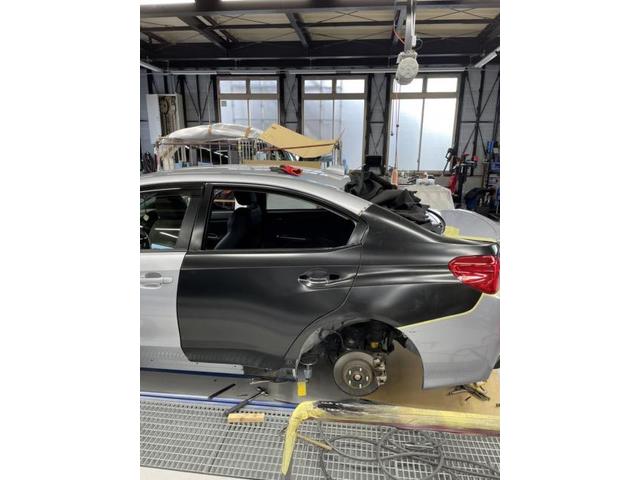 スバル　WRX　STI　　キズ凹み修理　キズ塗装　鈑金塗装　保険修理対応可　鈑金修理　オイル交換　タイヤ交換　バッテリー交換　車のことなら総社市のアンサーへ！総社市　清音　倉敷市　真備町　岡山市北区　井原市　土日祝営業　代車無料　カードOK
