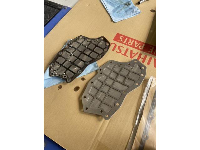 V3６スカイライントルコン太郎圧送交換　循環交換　過走行もATFオイル交換　全量交換　タイヤ交換　車検整備　バッテリー交換　のことなら総社市のアンサーへ！総社市　清音　倉敷市　真備町　岡山市北区　高梁市　井原市　土日祝営業　カード決済OK！