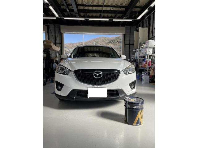 CX-5　トルコン太郎ATF圧送交換　循環交換　過走行もATFオイル交換　全量交換　タイヤ交換　車検整備　バッテリー交換　のことなら総社市のアンサーへ！総社市　清音　倉敷市　真備町　岡山市北区　高梁市　井原市　土曜営業　カード決済OK！