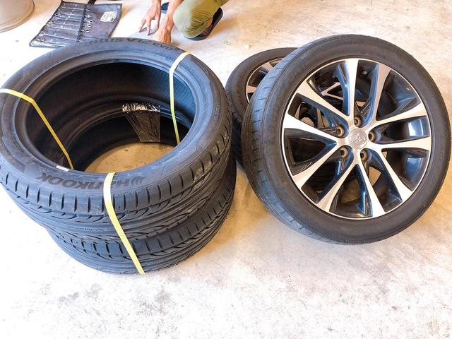 トヨタ エスティマ タイヤ交換 中川区 グーネットピット