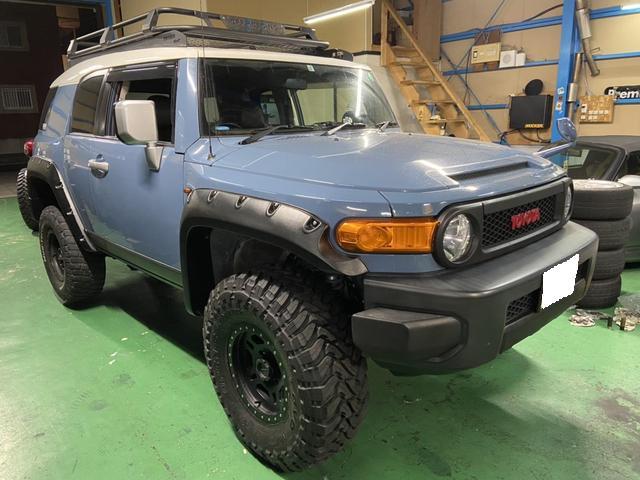 トヨタ FJクルーザー 持ち込みタイヤ交換 四日市市 315/75R16 トヨタ FJクルーザー 持ち込みタイヤ交換 四日市市 315/75R16