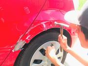 自社塗装ブースを完備！