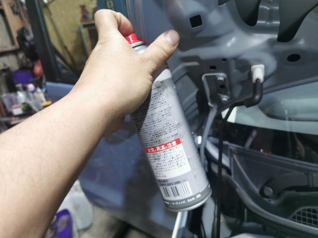 HONDA　nbox 下廻り防腐ワックス