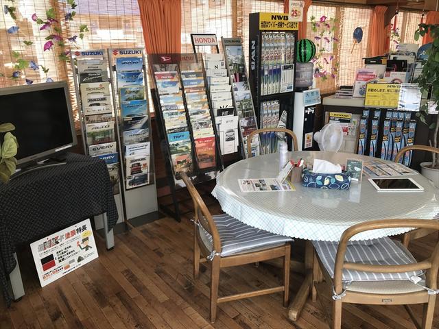 待合室で作業中はお待ち頂けます