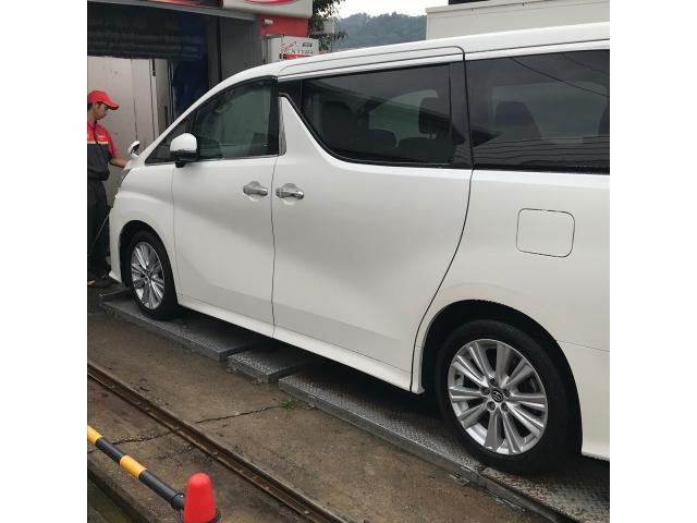 車検のことならBoschCarServiceの竹内石油店へ！　　　トヨタ　ベルファイア。　　飯石郡飯南町　頓原　雲南市