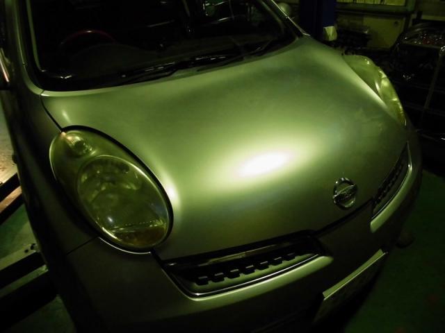 K12マーチ オルタネーター交換作業 豊川市