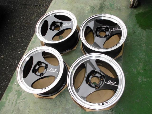 日産　K11マーチ　アルミホイール交換の件　豊川市