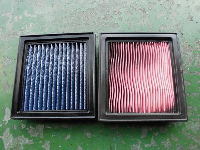 日産　K11マーチ　エアクリーナー交換　豊川市