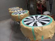 ホイールのリペアと色変え