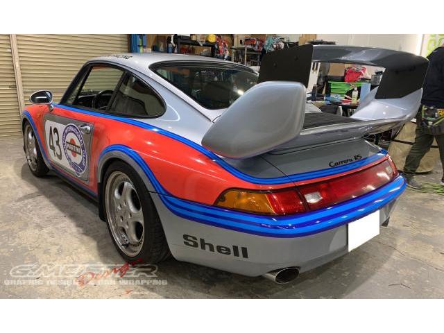 ポルシェ911 993型 カレラrs カスタムラッピング グーネットピット