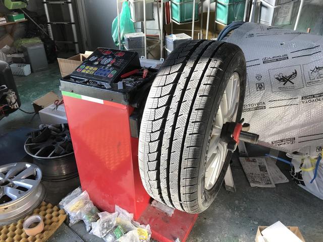 フーガ タイヤ交換