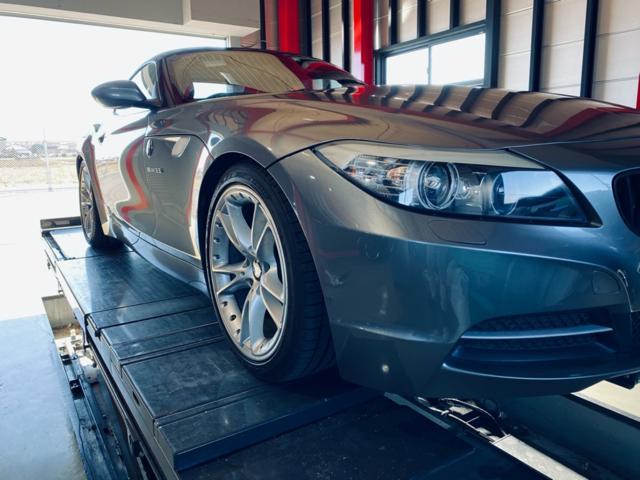 BMW Z4 ダウンサス取付　ローダウン　つくば市　土浦市　常総市　茨城県