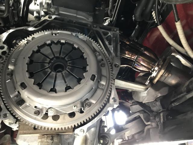 シビックタイプR　FN2　LSD取付　社外エキマニ交換　強化スタビライザー交換　軽量フライホイール交換　クラッチディスク・クラッチカバー交換