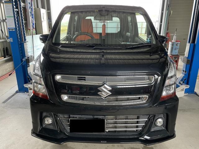 ワゴンRスティングレー シルクブレイズ フロント・リヤリップスポイラー取付 SilkBlaze