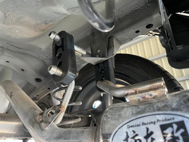 ワゴンRスティングレー シルクブレイズ フロント・リヤリップスポイラー取付 SilkBlaze