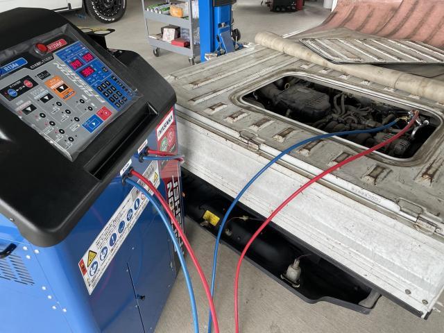 サンバートラック 車検+エアコン修理