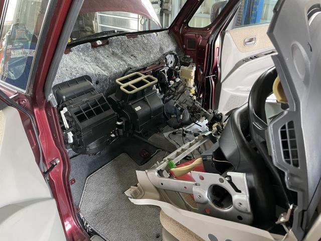 スズキ パレット エアコン修理 エバポレーター交換 エアコンフレッシャー