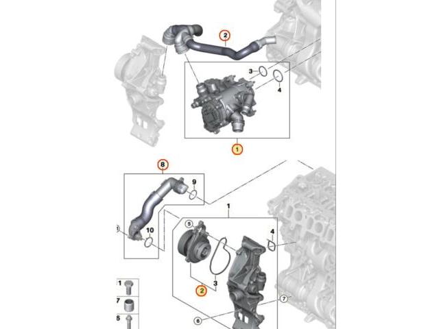 BMW Ｘ２　F39 エンジン関連修理・整備
オーバーヒート警告灯、エンジンチェックランプ点灯、
ヒーター効かない、
サーモスタット マネージメント ユニット交換