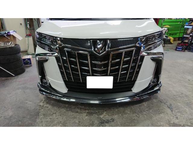 30アルファード モデリスタ ハーフスポイラー取り付け