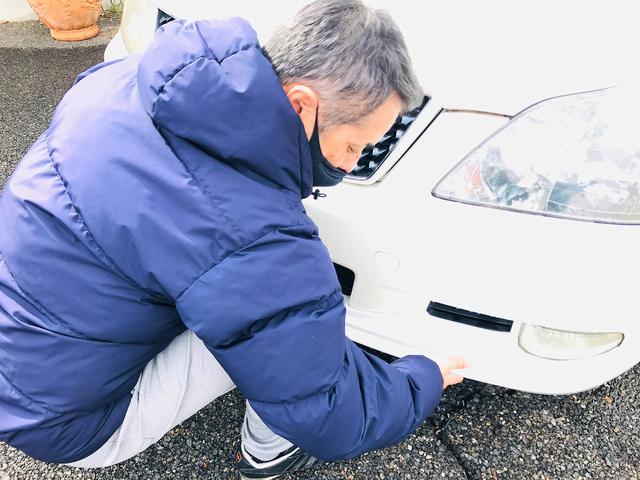 外装エアロパーツの取付まで