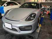 ポルシェ 718ケイマンGT4 エンジンオイル オイルフィルター交換