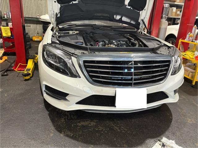 メルセデス・ベンツ　Ｓクラス　W222 エンジンチェックランプ　ブレーキチェックランプ点灯　名古屋市　西区　ROM　