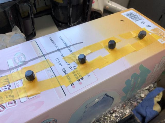 ﾎﾝﾀﾞN　BOX　JF1　ﾎｲｰﾙの塗装　滋賀　守山