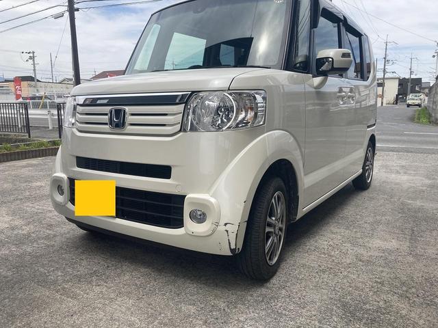 ホンダ　N　BOX　フロントバンパー　補修塗装　滋賀　守山