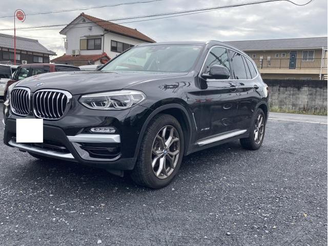 BMW X3 左側面　鈑金塗装　滋賀　守山