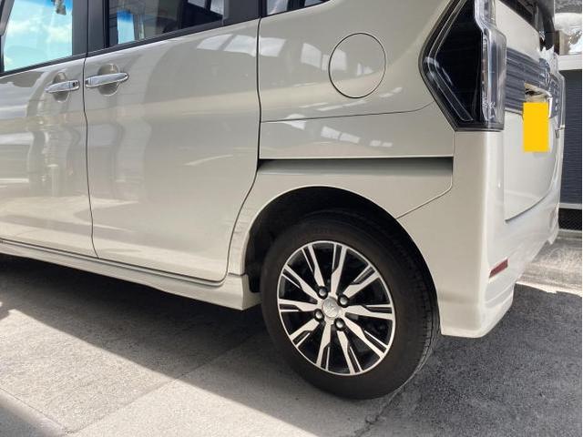 ダイハツ　タントカスタムLA600S　バンパー・ボディ修理塗装　滋賀　守山