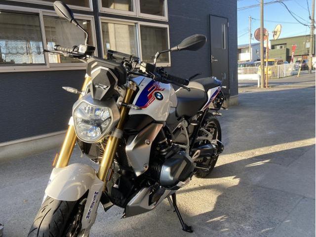 BMWバイク　R1250R　カスタム　ミラー交換　滋賀　守山