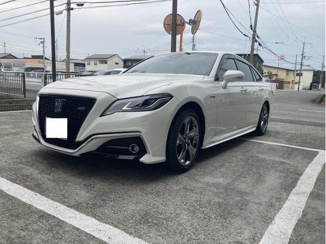 トヨタ クラウンHYBRID RS(AZSH20)フロントエアロ取付 リア トヨタ クラウンHYBRID RS(AZSH20)フロントエアロ取付 リア