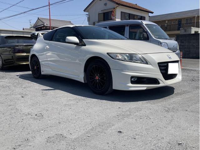 ホンダ CR-Z(ZF1)ボンネット・ルーフ塗装・エンブレムダークメッキ