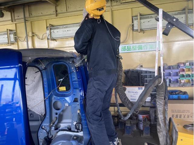 ダイハツ　ウェイク（LA700）事故修理　ルーフ交換　センターピラー交換　保険協定対応　滋賀　守山　代車無料　その2