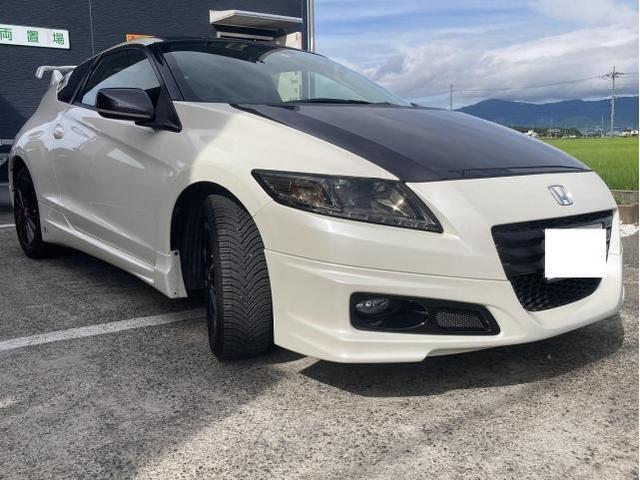 ホンダ CR-Z(ZF1)車検 ヘッドライト塗装 ライト曇り修理 滋賀 ホンダ CR-Z(ZF1)車検 ヘッドライト塗装 ライト曇り修理 滋賀
