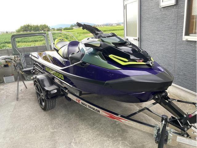 BRP　Sea-Doo　RXT-X RS　マジョーラ塗装　ガラスフレーク塗装　カスタムペイント　滋賀　守山　琵琶湖　ジェットスキー　修理　塗装　その2