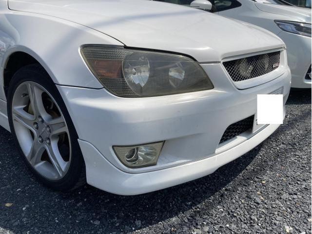 トヨタ アルテッツァ(SXE10)フロントエアロ取付 滋賀 守山 代 トヨタ アルテッツァ(SXE10)フロントエアロ取付 滋賀 守山 代
